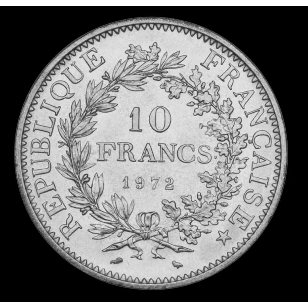 10 francs Hercule silver coin