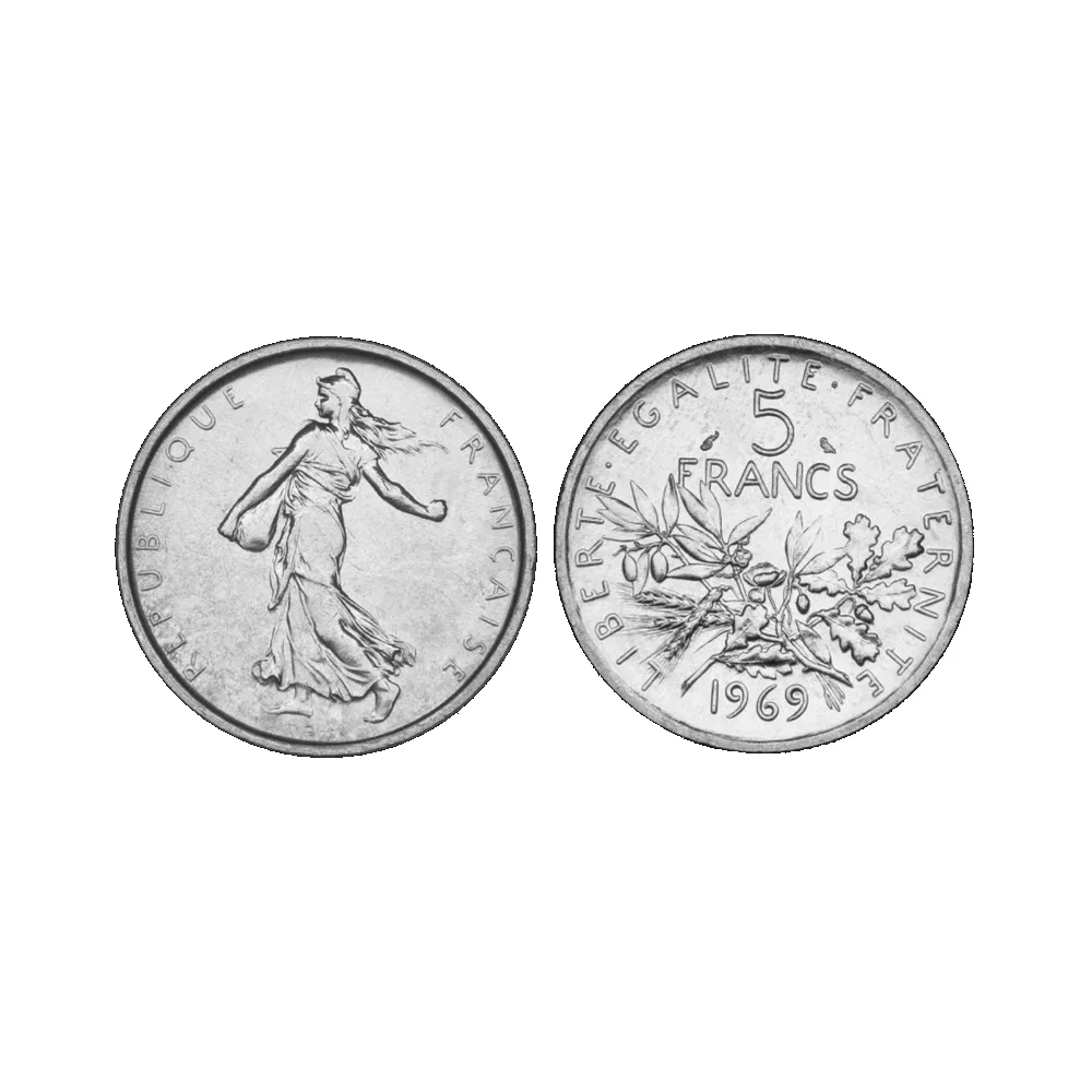5 francs Semeuse silver coin